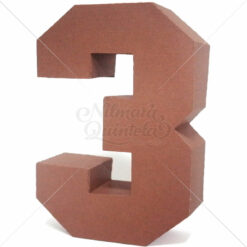 Número Quadrado 3D 3