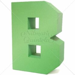 Letra Quadrada 3D B