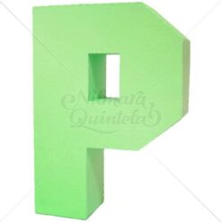 Letra Quadrada 3D P