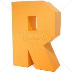 Letra Quadrada 3D R