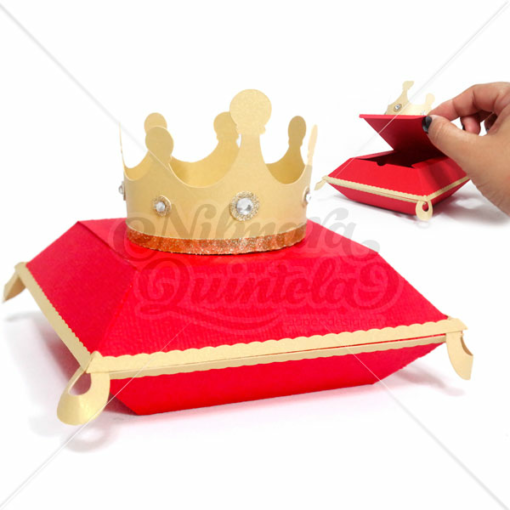 Caixa Almofada com Coroa