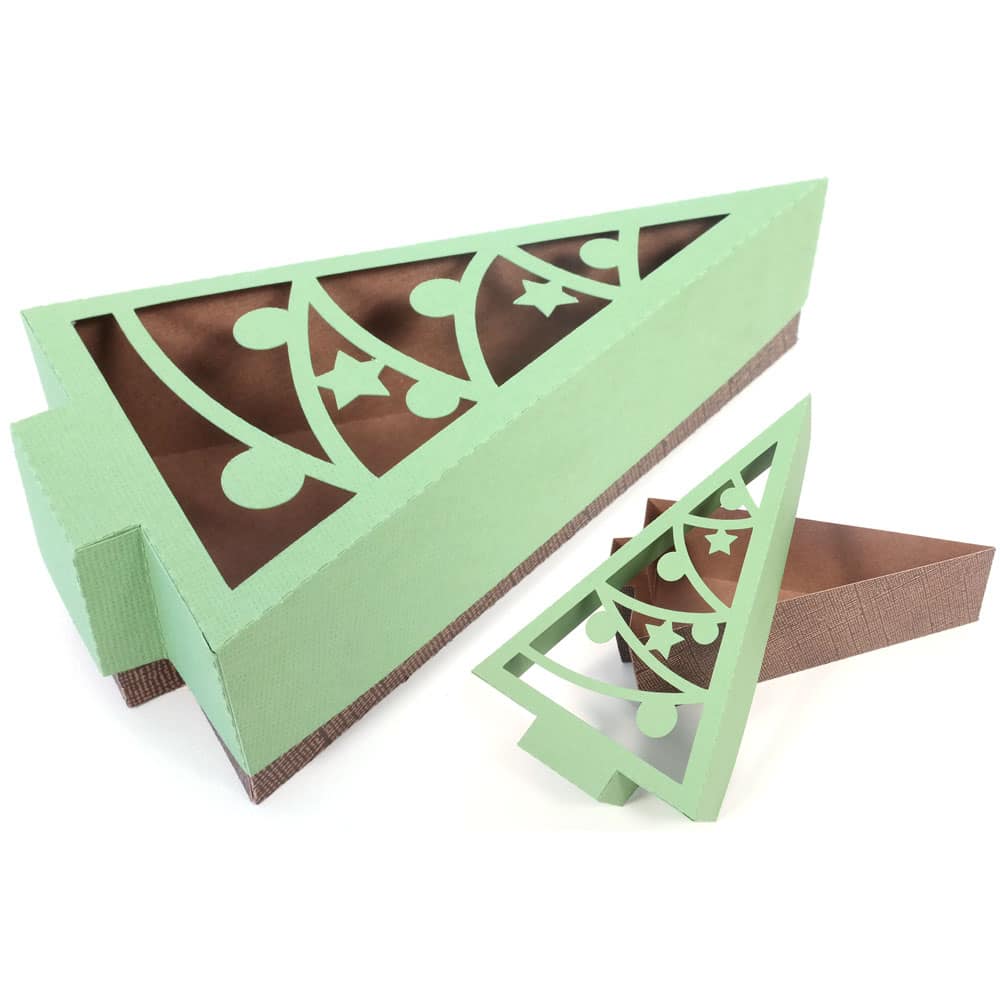 Caixa Árvore de Natal - Nilmara Quintela Paper Designer