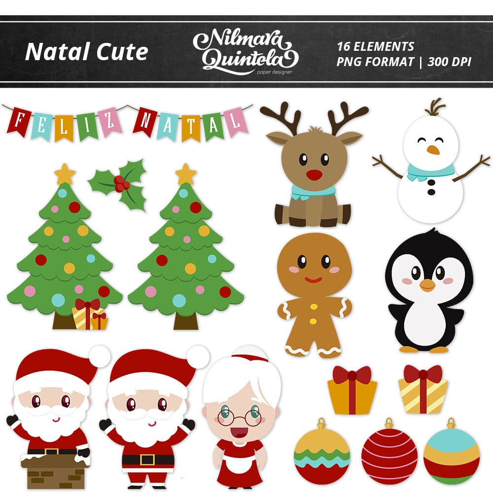 Kit Digital -Feliz Natal-PNG