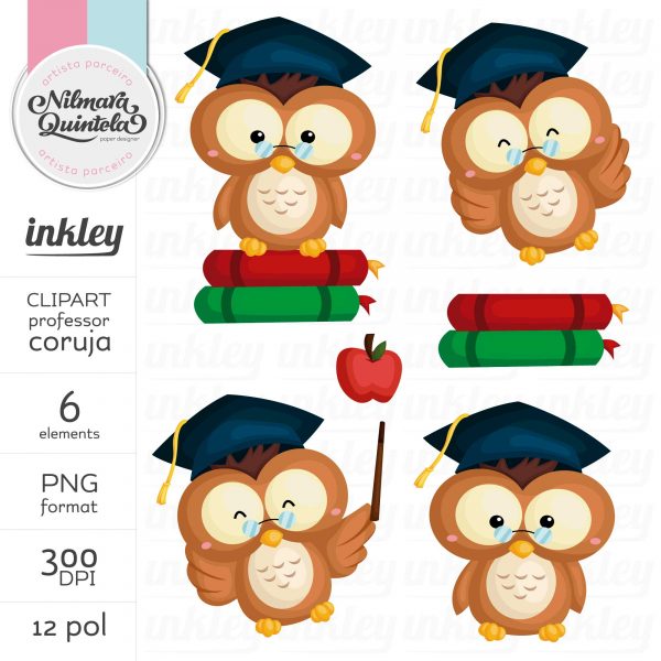 Clipart Professor Coruja