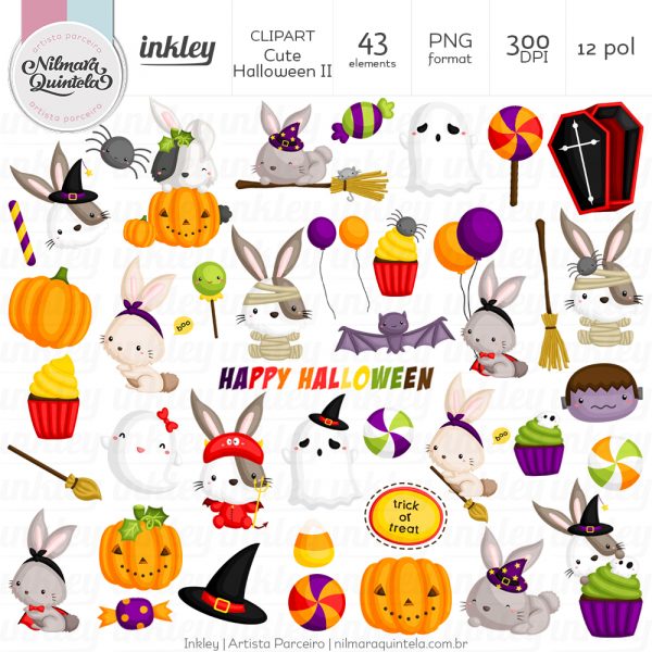 Clipart Cute Halloween II