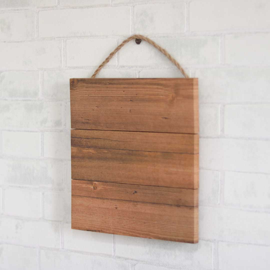 10 Square Wood Pallet Plaque by ArtMinds®