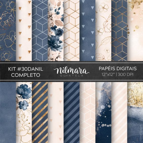 Kit de Papéis Digitais #30daNil - Completo