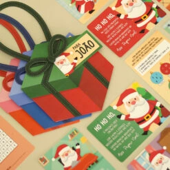 Caixa Natal para Bis Pop Up  Imprima, corte e monte - Nilmara Quintela  Paper Designer