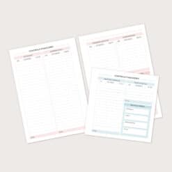 Insert Controle Financeiro | A5 - Mini | Wire-o / Espiral | Layout novo