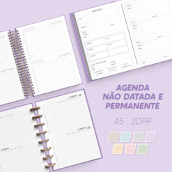 Agenda | 2DPP - Permanente/Não Datada - A5 | Modelo 2026