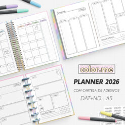 Planner para Colorir 2026 | Color.me - A5