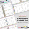 SUPER COMBO Planner para Colorir 2026 | Color.me