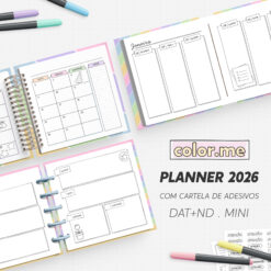 Planner para Colorir 2026 | Color.me - Mini