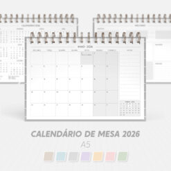 Calendário de mesa 2026 | A5