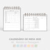 Calendário de mesa 2026 | A6 Retrato + Paisagem