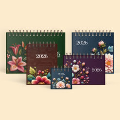 Coleção Flores e Bordados 2026 - NOITE | Calendário