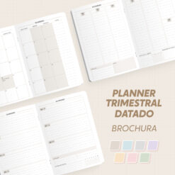 Planner Trimestral 2026 | Datado - A5 - Brochura