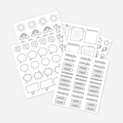 Pack de adesivos para Planner e Agenda | Color.me (grátis na compra de qualquer miolo color.me)