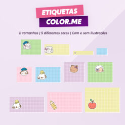 Etiquetas Color.me by Ni Estúdio Criativo