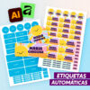 Etiquetas automáticas | Illustrator e Affinity