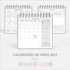 Calendário de mesa 2027 | Mini