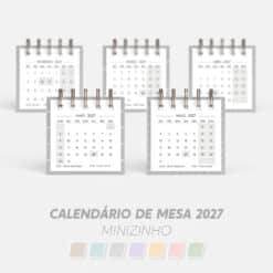 Calendário de mesa 2027 | Minizinho