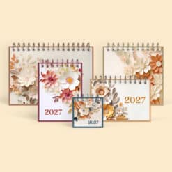 Coleção Flor de Papel 2027 - Calendário | Nilmara Quintela