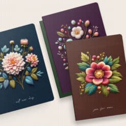 Coleção Flores e Bordados NOITE - Brochura | Nilmara Quintela
