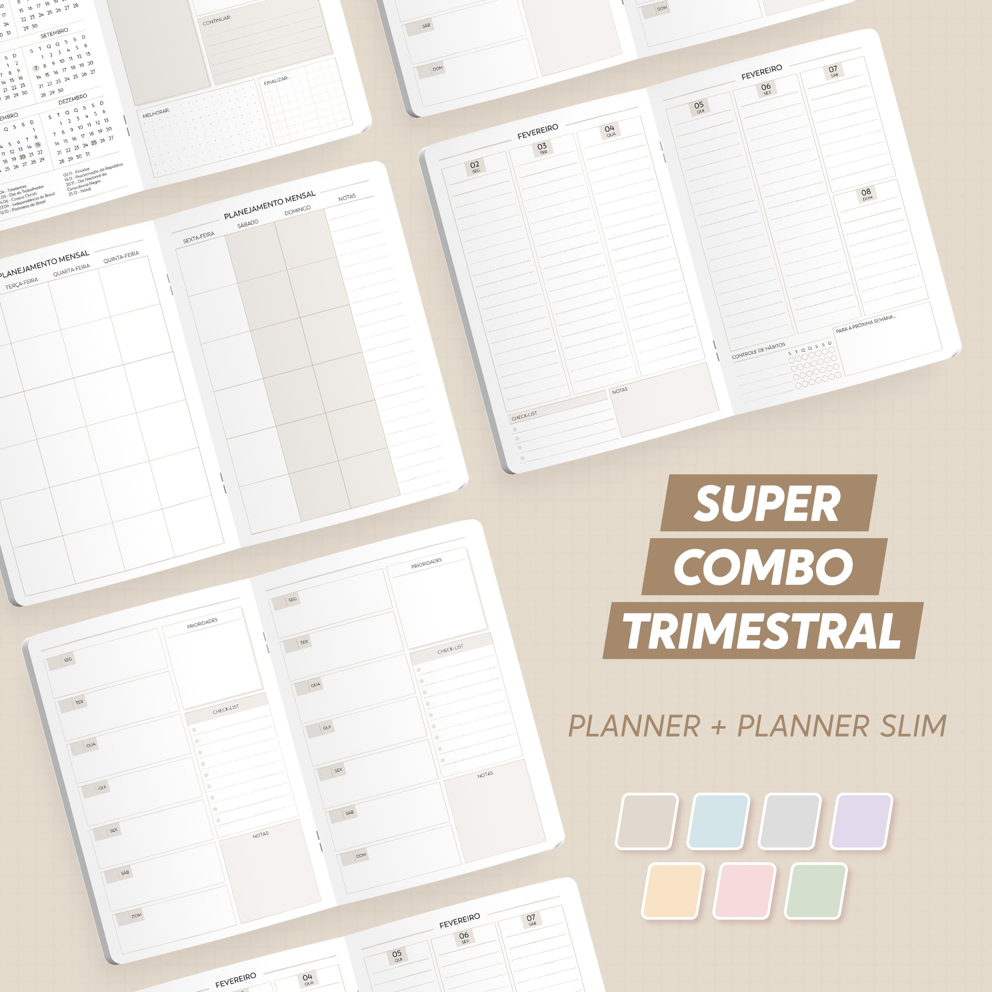 Capa do planner trimestral 2027
