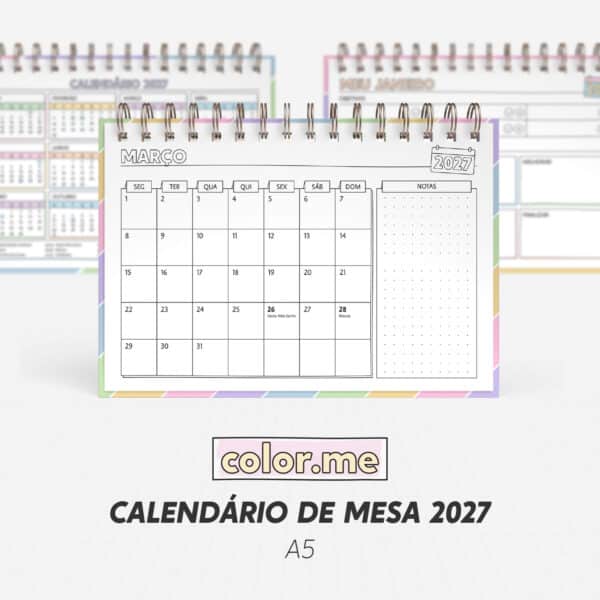 Calendário de Mesa 2027