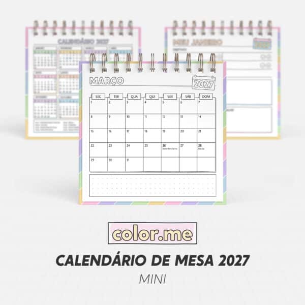 Calendário de Mesa 2027