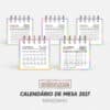 Calendário de Mesa 2027 | Color.me – Minizinho