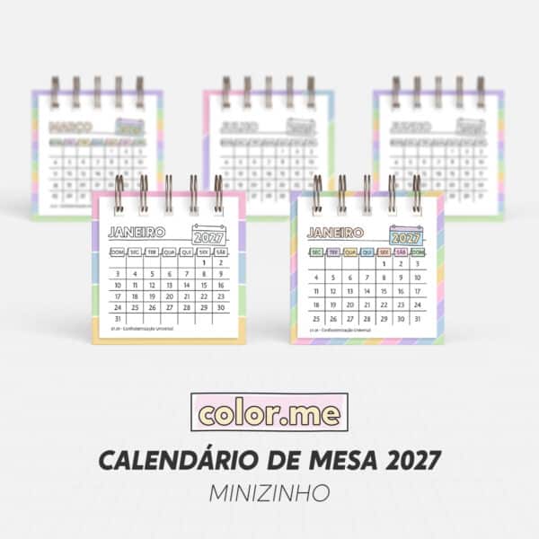 Calendário de Mesa 2027