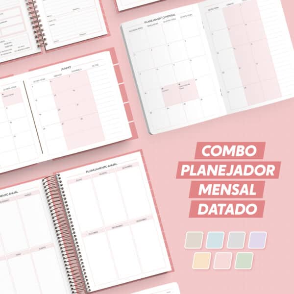 Combo Planejador Mensal 2027